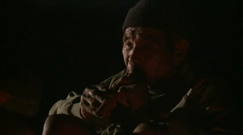 Banaue Ifugao flute player 1 Stock Footage 510144