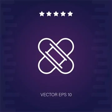 Band aid  icon Stock Illustration