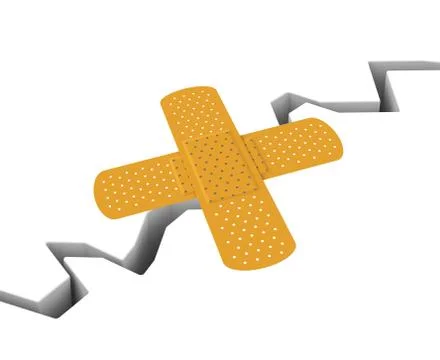 The band-aid Stock Illustration