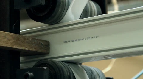 Band conveyor machine Stock Footage 34974866