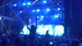 Band fans greeting their music idols at concert, applauding to performers HD Footage
