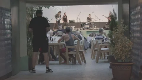 The Band Stock Footage 244470997