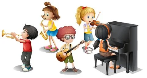 Band Stock Illustration