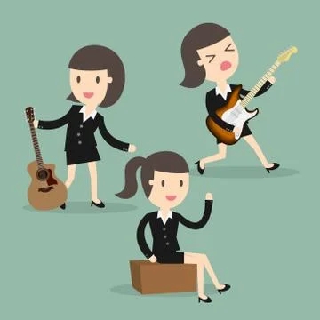 Band Stock Illustration