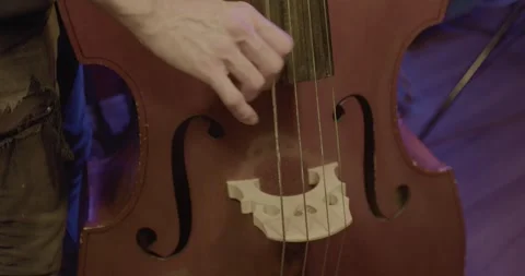 Band Instruments - double bass Video stock 249348955