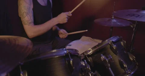 Band Instruments - Drummer Stock Footage 249347054