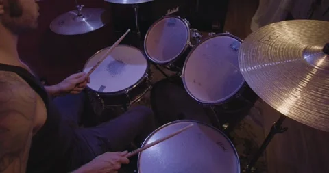 Band Instruments - Drummer Stock Footage 249347151