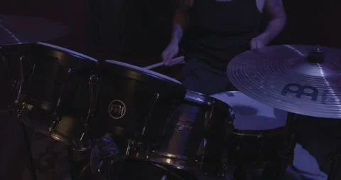 Band Instruments - drumming  Stock Footage 249347756