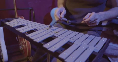 Band Instruments - glockenspiel Stock Footage 249354464