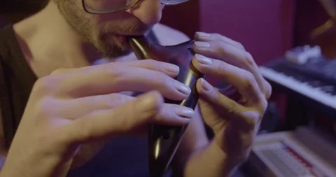 Band Instruments - ocarina Stock Footage 249349735