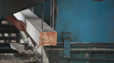 Band saw Sawmill Stock Footage 42111270