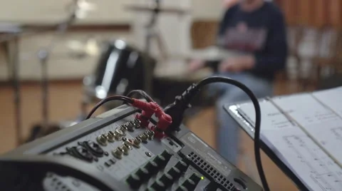 Band set up Stock Footage 41582439