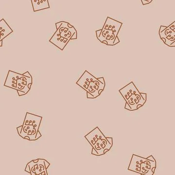 Band tshirt line seamless pattern 스톡 일러스트