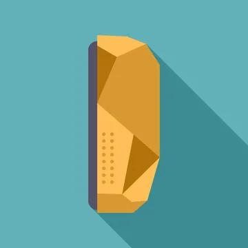 Bandage applying plaster with long shadow design Stock Illustration