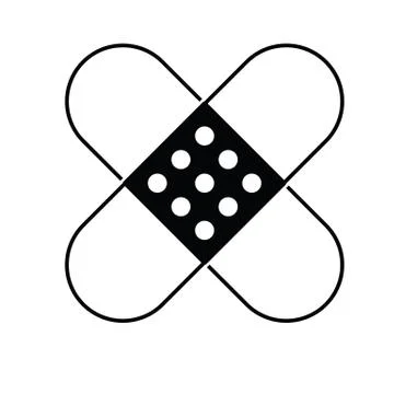 Bandage icon. Plaster icon vector Stock Illustration