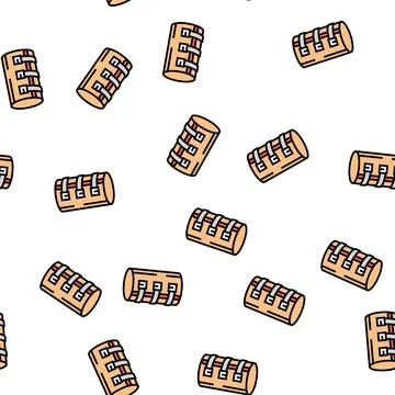 Bandage medical vector seamless pattern Stock Illustration