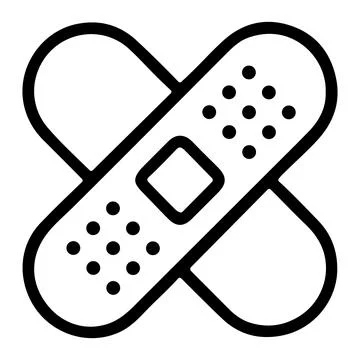 Bandage vector icon. Stock Illustration