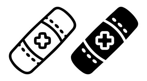 Bandage vector icon. Stock Illustration