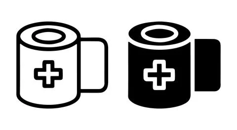 Bandage vector icon. Stock Illustration