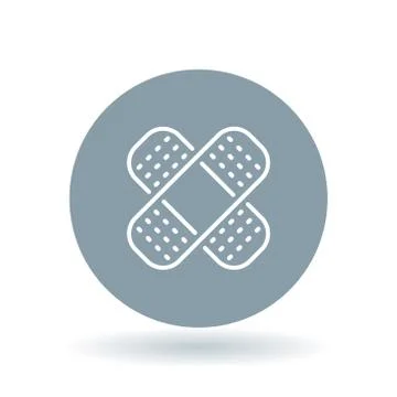 Bandaid icon Stock Illustration