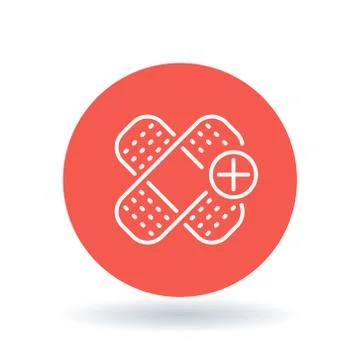 Bandaid icon Stock Illustration