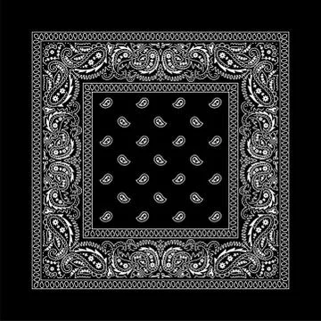 Bandana - 2 Black Stockillustratie