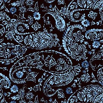 Bandana Pattrern For textile pattern Stock Illustration