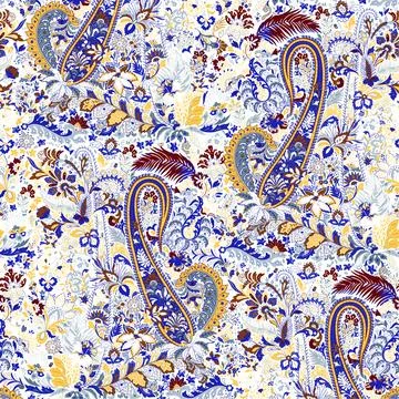 Bandana Pattrern For textile pattern Stock Illustration