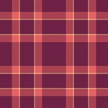 Bandanna fabric background pattern, guy seamless plaid vector. Autumn tarta.. 库存插图