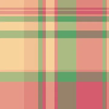 Bandanna texture textile pattern, faded tartan background fabric. Thin seam.. Stock Illustration