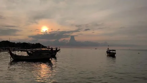 Bandengan Beach 3 Stock Footage 306625220