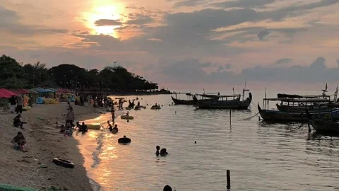 Bandengan Beach 8 Stock Footage 306945898
