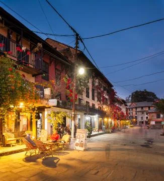 Bandipur Bazaar Stock Photos