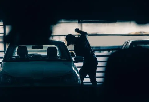 Bandit stealing a car Фото