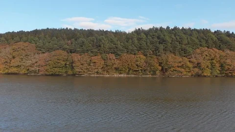 Bandon river with drone view Video stock 106425944