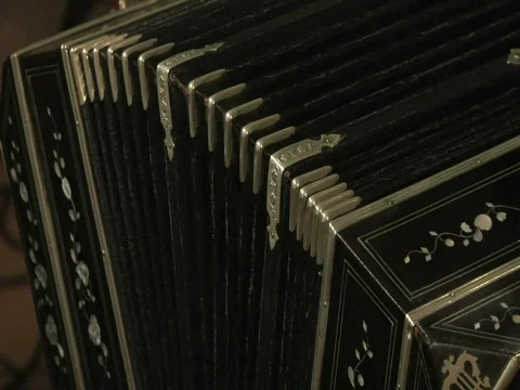 Bandoneón being played - close up Video stock 823716