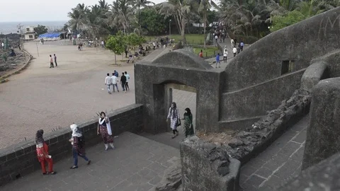 Bandra Fort Stock Footage 99644146