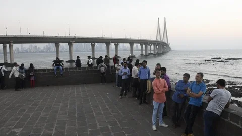 Bandra fort Stock Footage 99762187
