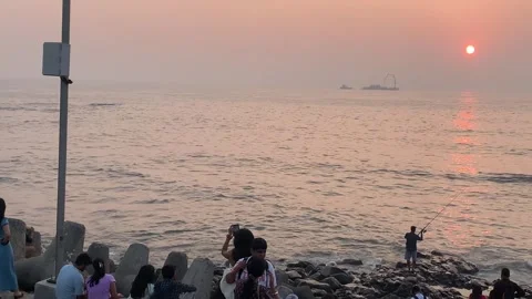 Bandra fort Stock Footage 296278881