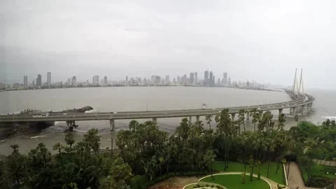 Bandra sea link Stock Footage 240729150