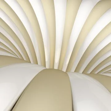 Bands forming abstract whirlpool Stock Illustration