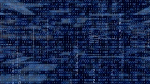 Bands pulsing, full binary field with ghosts sweeping left, columns rising, Stock Footage 335739870