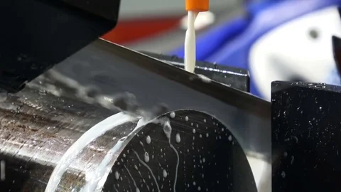 Bandsaw machine Stock Footage 76361387