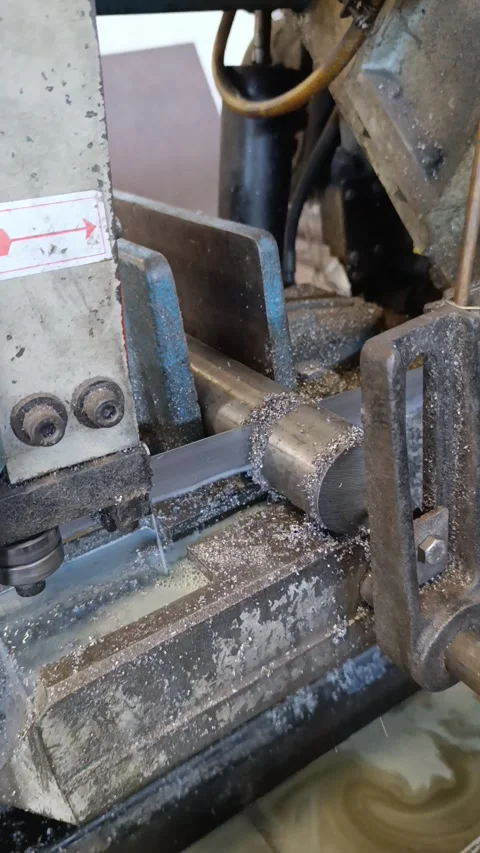 Bandsaw machine Stock Footage 309469722