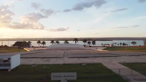 Bandshell in Brasilia Video stock 132211605