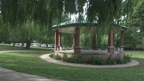 Bandstand in the park Video stock 135907649