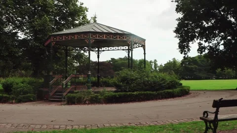 Bandstand in the park Stock Footage 246487453