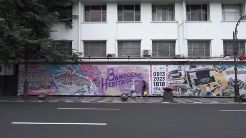 Bandung is the capital city of West Java Province in Indonesia Vídeos de archivo 280172629