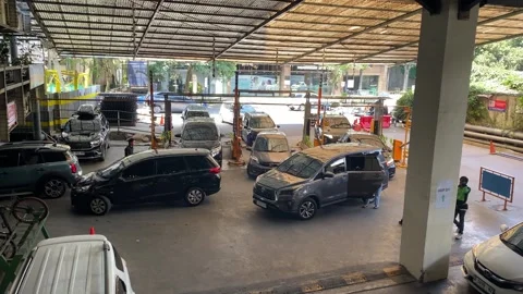 Bandung, West Java, March 15, 2026, the atmosphere of Paris Van Java Resort Life 스톡 동영상 330799182