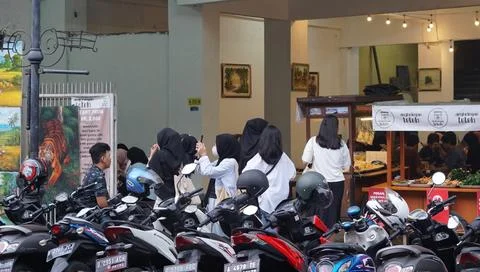 Bandung, West Java. May 26, 2023, the atmosphere of the Asia-Africa Bandung.. Stock-Fotos